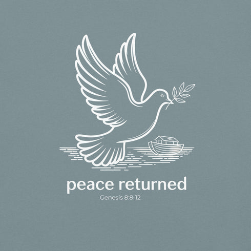 Peace Returned Christian Bible Verse T-Shirt